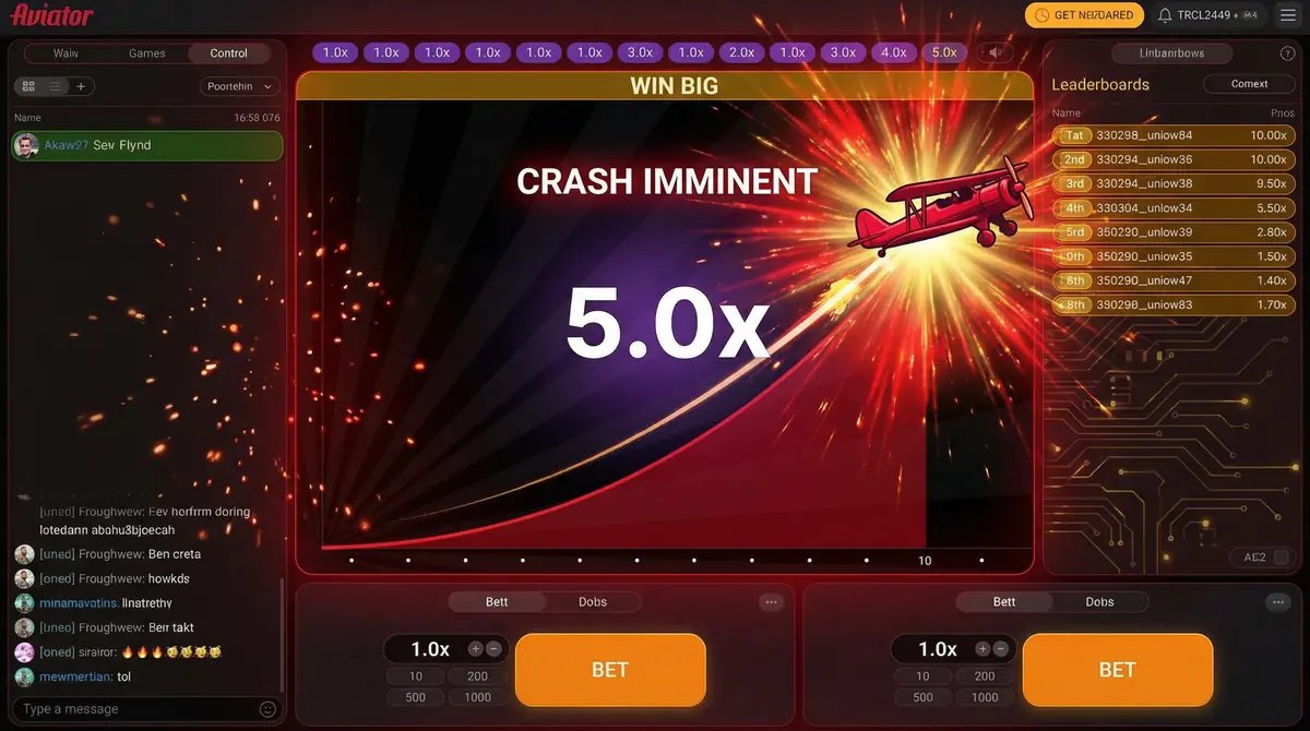 Gameplay de Aviator en Mejores Casino Online México