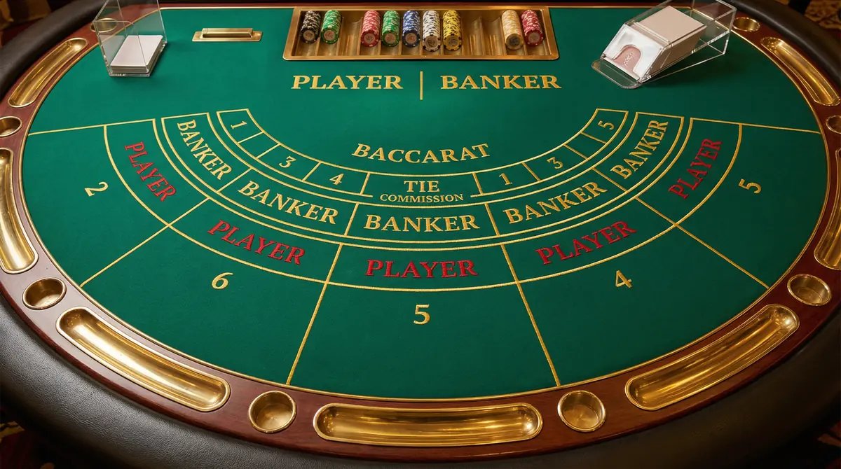 Mesa de Bacará en Mejores Casino Online México